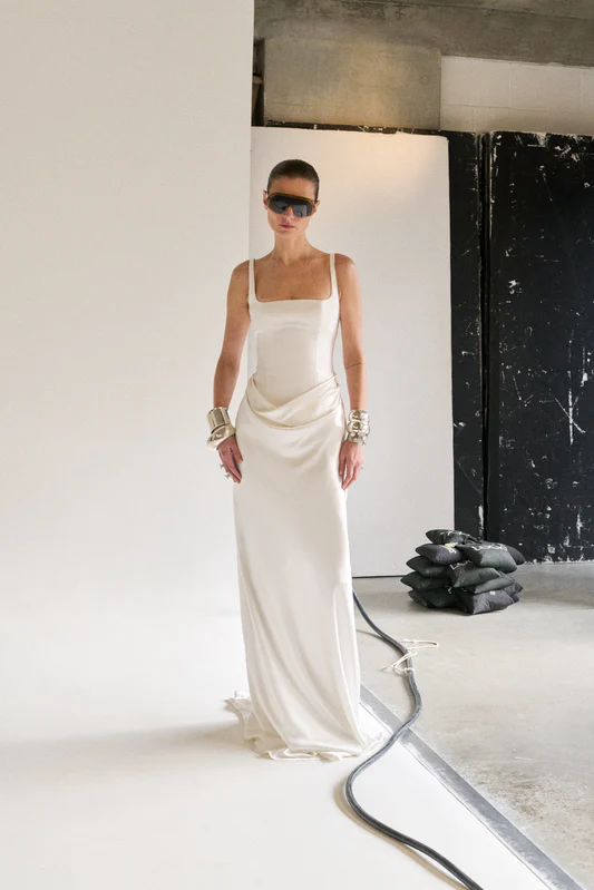 The OWN Studio bridal wedding dress